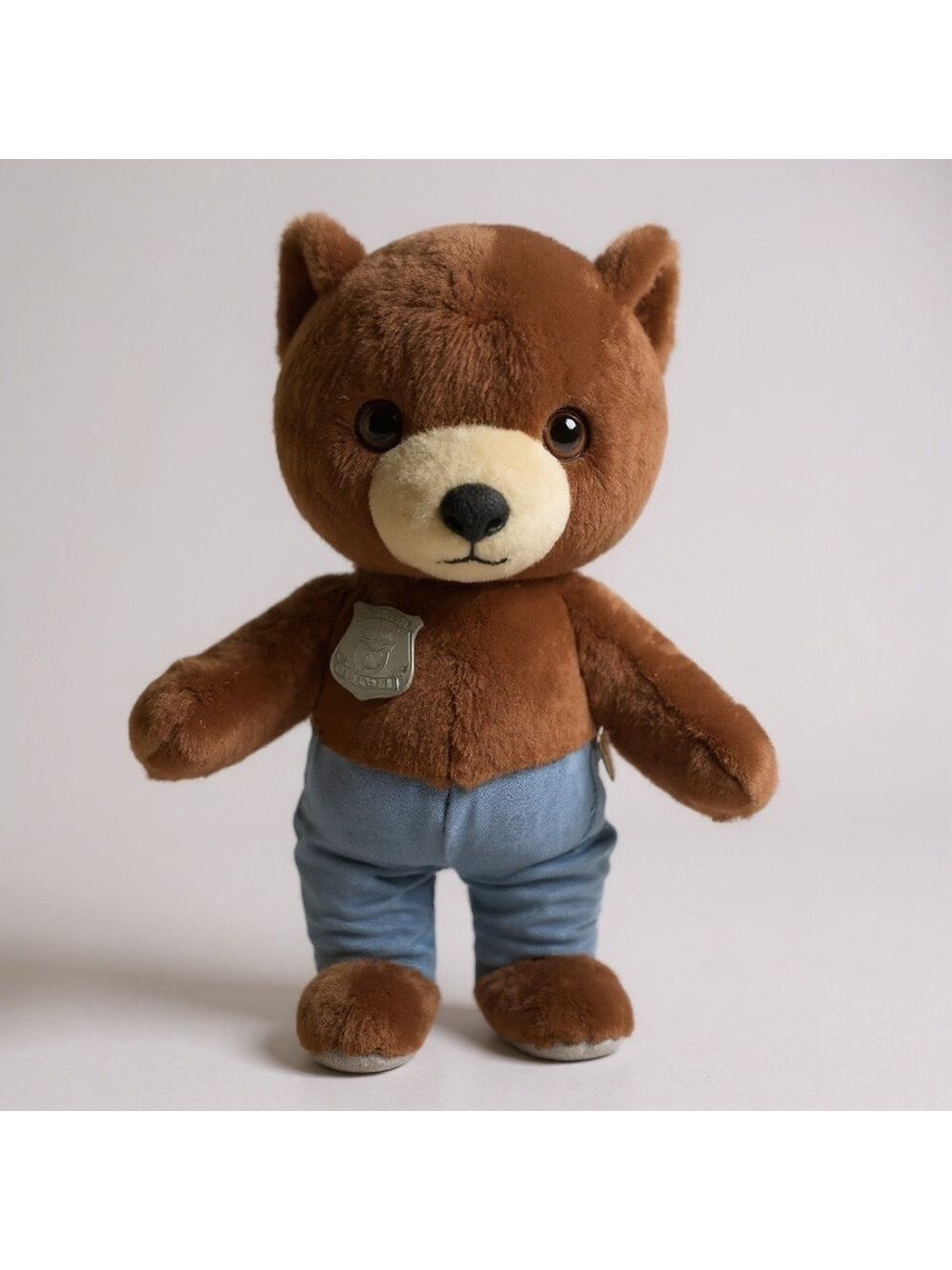 Vintage Knickerbocker Smokey Bear 1970s Plush Toy Official Licensed